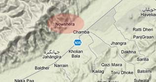 Nowshera: Refugees protest police raid at camp